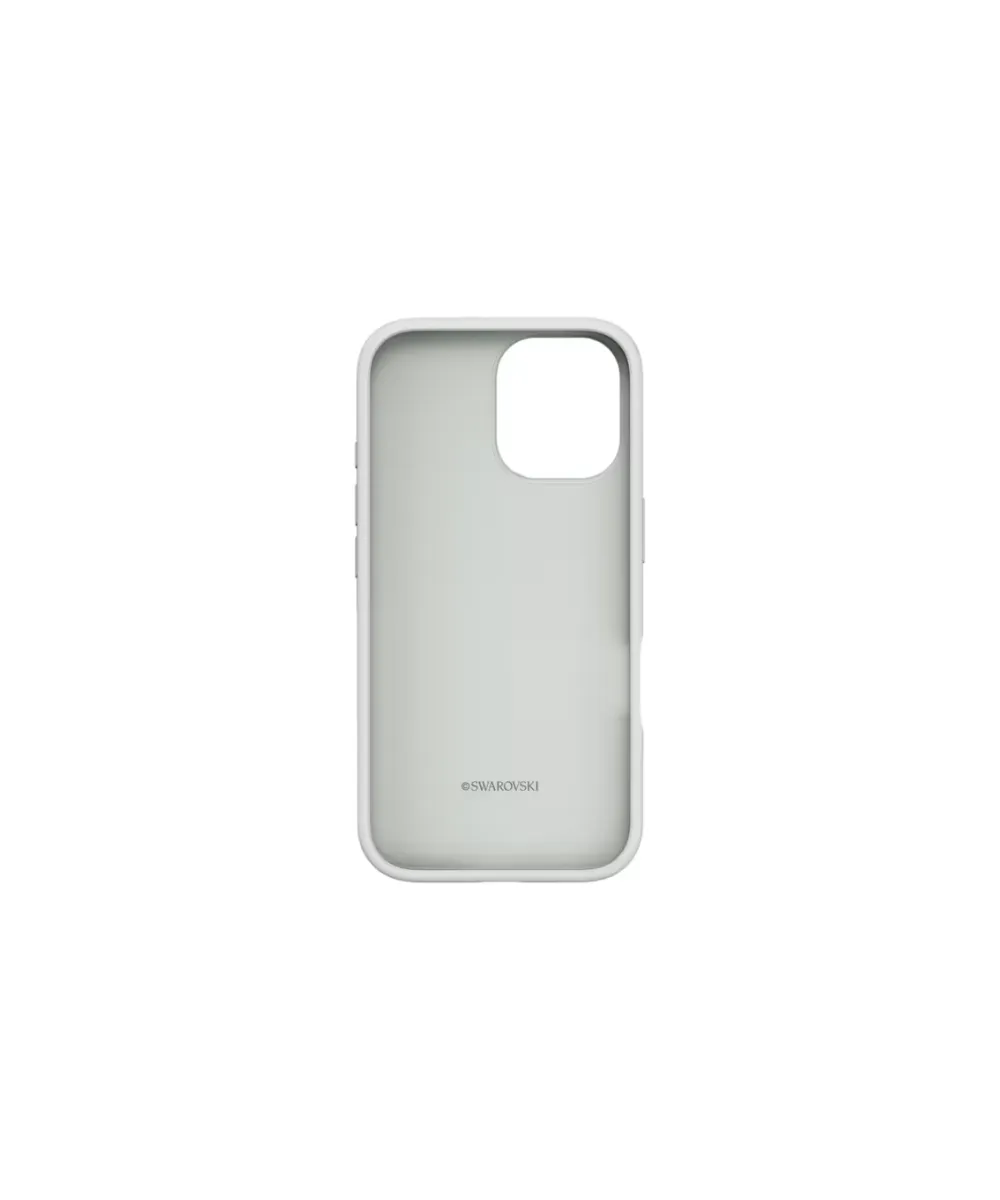 SWAROVSKI HIGH SMARTPHONE CASE, IPHONE® 16, SLIVER TONE