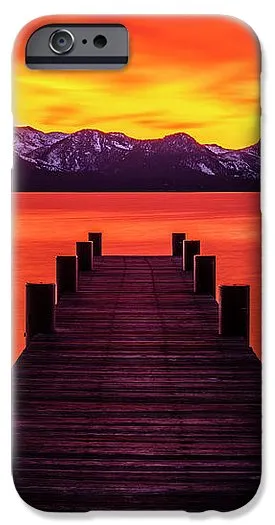 Tahoe Ablaze By Brad Scott - Phone Case