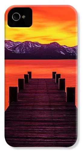 Tahoe Ablaze By Brad Scott - Phone Case