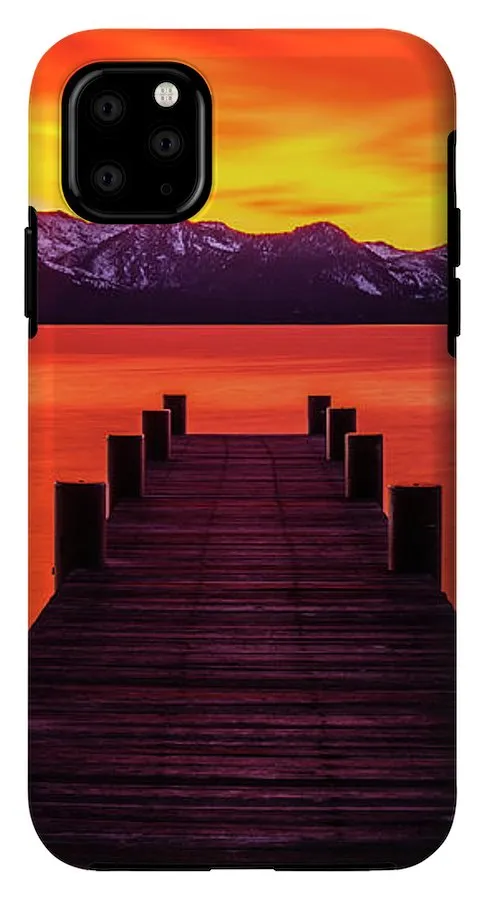 Tahoe Ablaze By Brad Scott - Phone Case