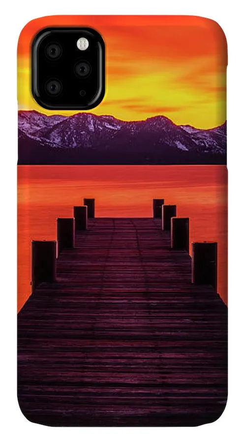 Tahoe Ablaze By Brad Scott - Phone Case