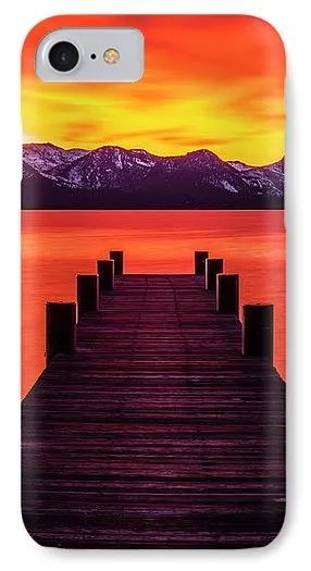 Tahoe Ablaze By Brad Scott - Phone Case