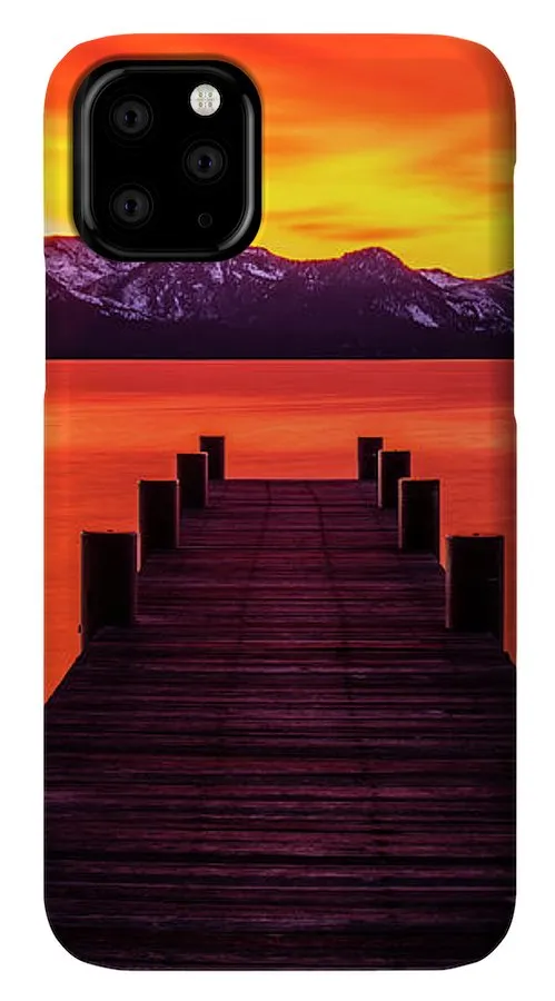 Tahoe Ablaze By Brad Scott - Phone Case