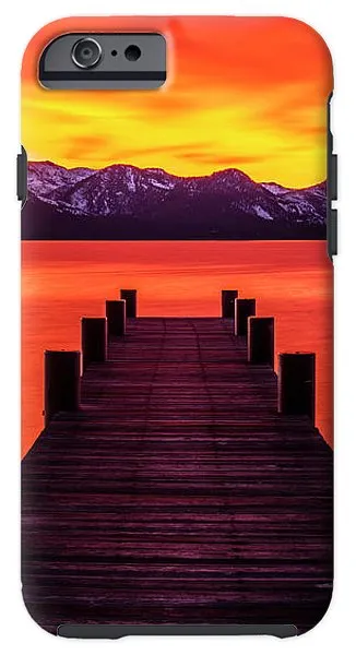 Tahoe Ablaze By Brad Scott - Phone Case