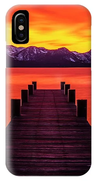 Tahoe Ablaze By Brad Scott - Phone Case