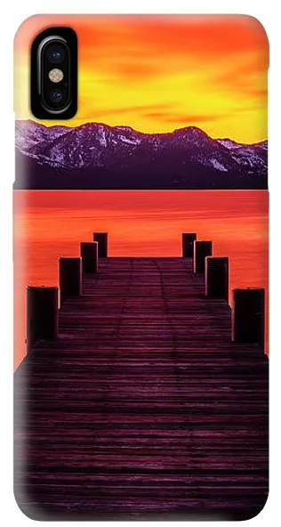 Tahoe Ablaze By Brad Scott - Phone Case