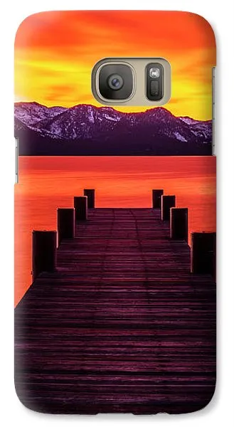 Tahoe Ablaze By Brad Scott - Phone Case