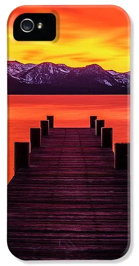 Tahoe Ablaze By Brad Scott - Phone Case