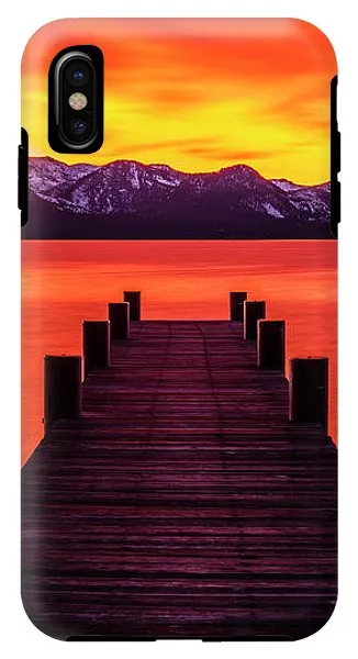 Tahoe Ablaze By Brad Scott - Phone Case