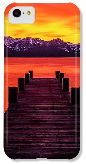 Tahoe Ablaze By Brad Scott - Phone Case