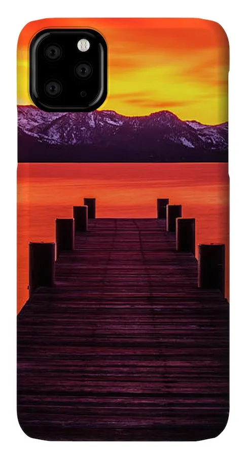 Tahoe Ablaze By Brad Scott - Phone Case