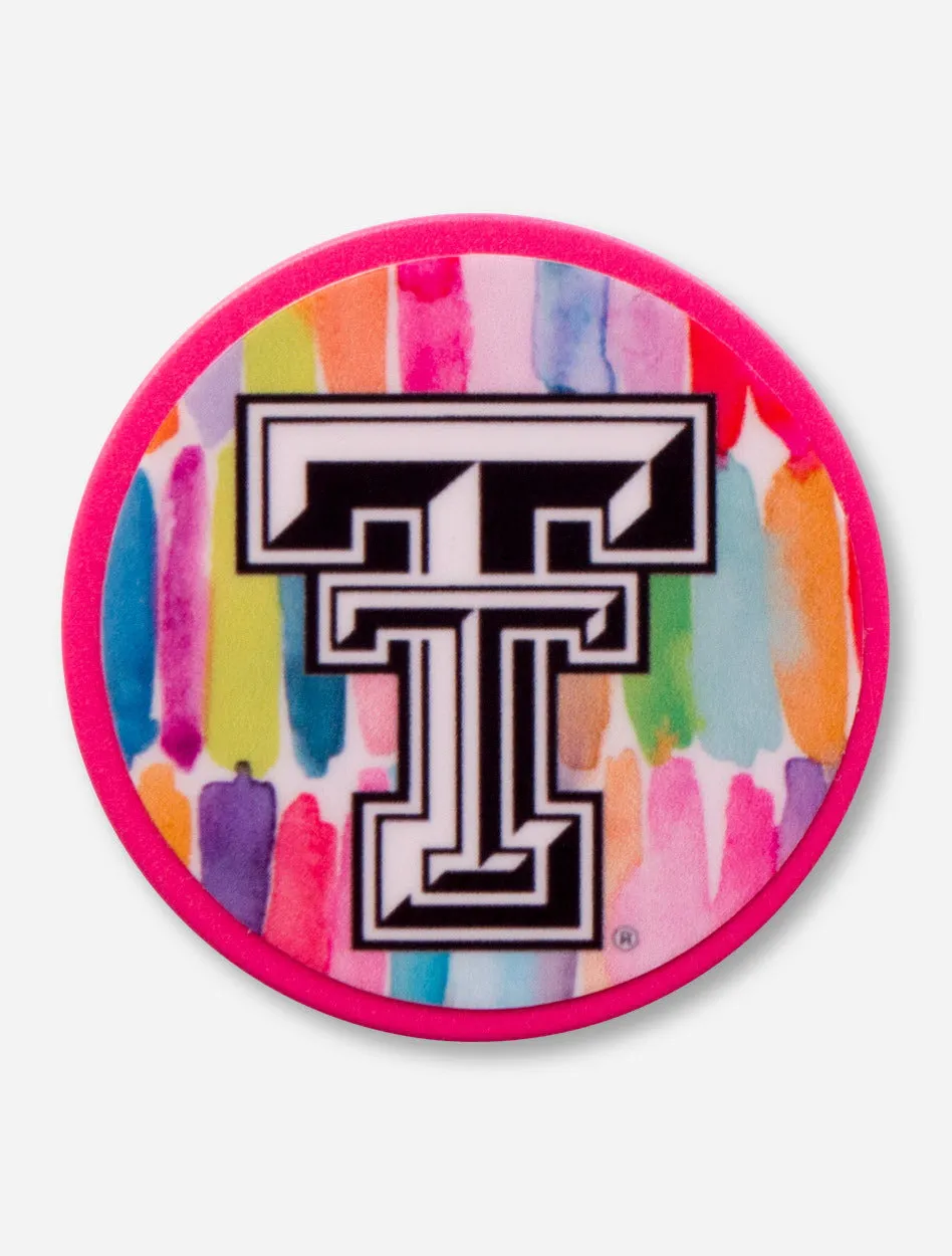 Texas Tech Red Raiders Watercolor Pop Socket Grip Stand