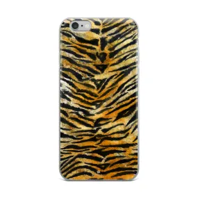 Tiger Stripe iPhone Case, Animal Print iPhone X | 8 | 8  | 7| 7  Phone Case- Printed in Europe/USA