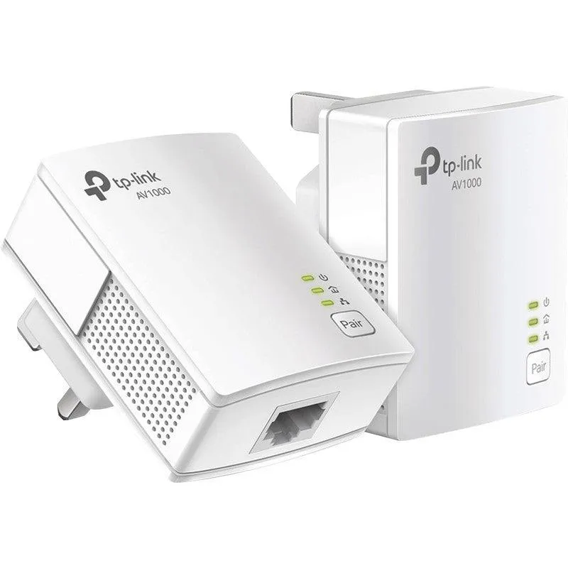 TP-Link AV1000 Gigabit Powerline Starter Kit - White | TL-PA7017 KIT