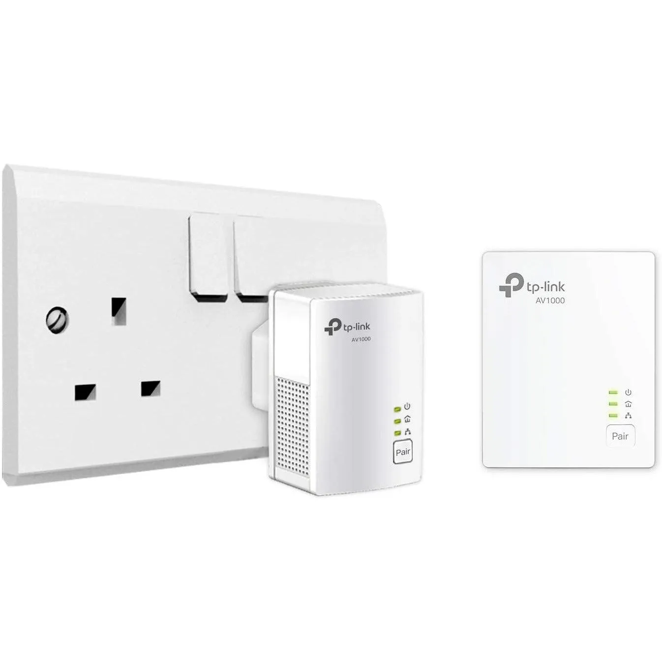 TP-Link AV1000 Gigabit Powerline Starter Kit - White | TL-PA7017 KIT