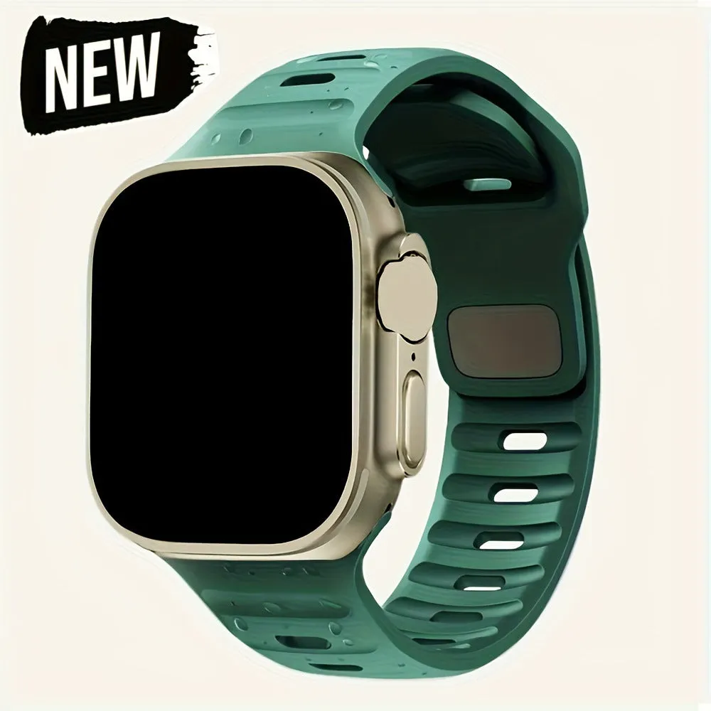 TrailBlaze Silicone Sports Band For Apple Watch - Green