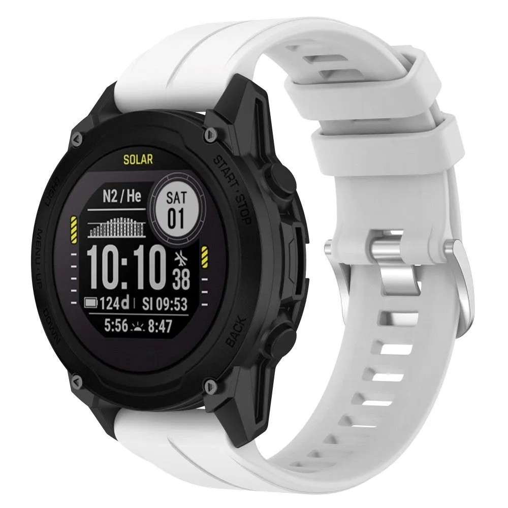 Universal Garmin 22mm Silikone Sports Rem - Hvid