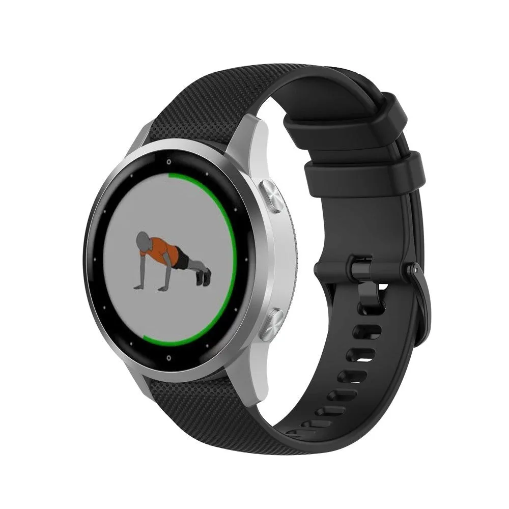 Universal Smartwatch Silikone Rem (18mm) - Sort