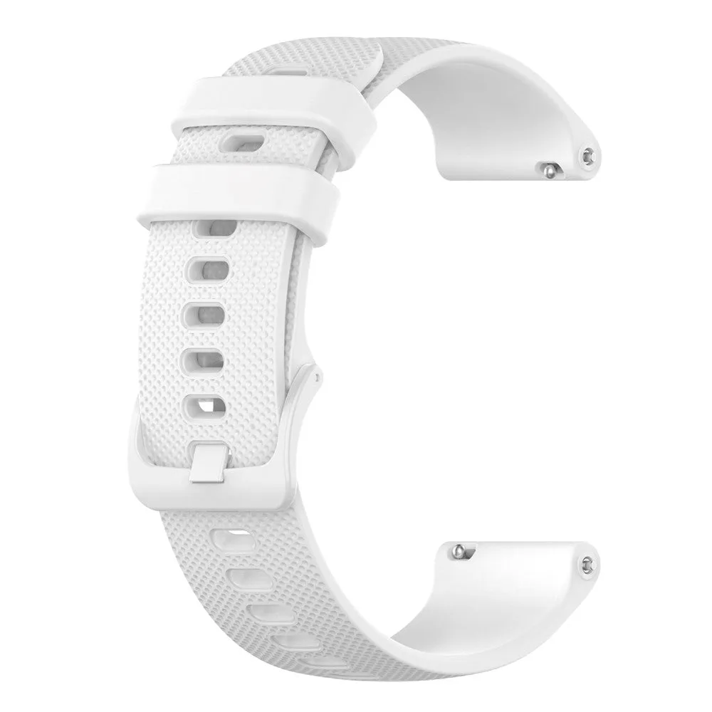 Universal Smartwatch Silikone Rem (20mm) - Hvid