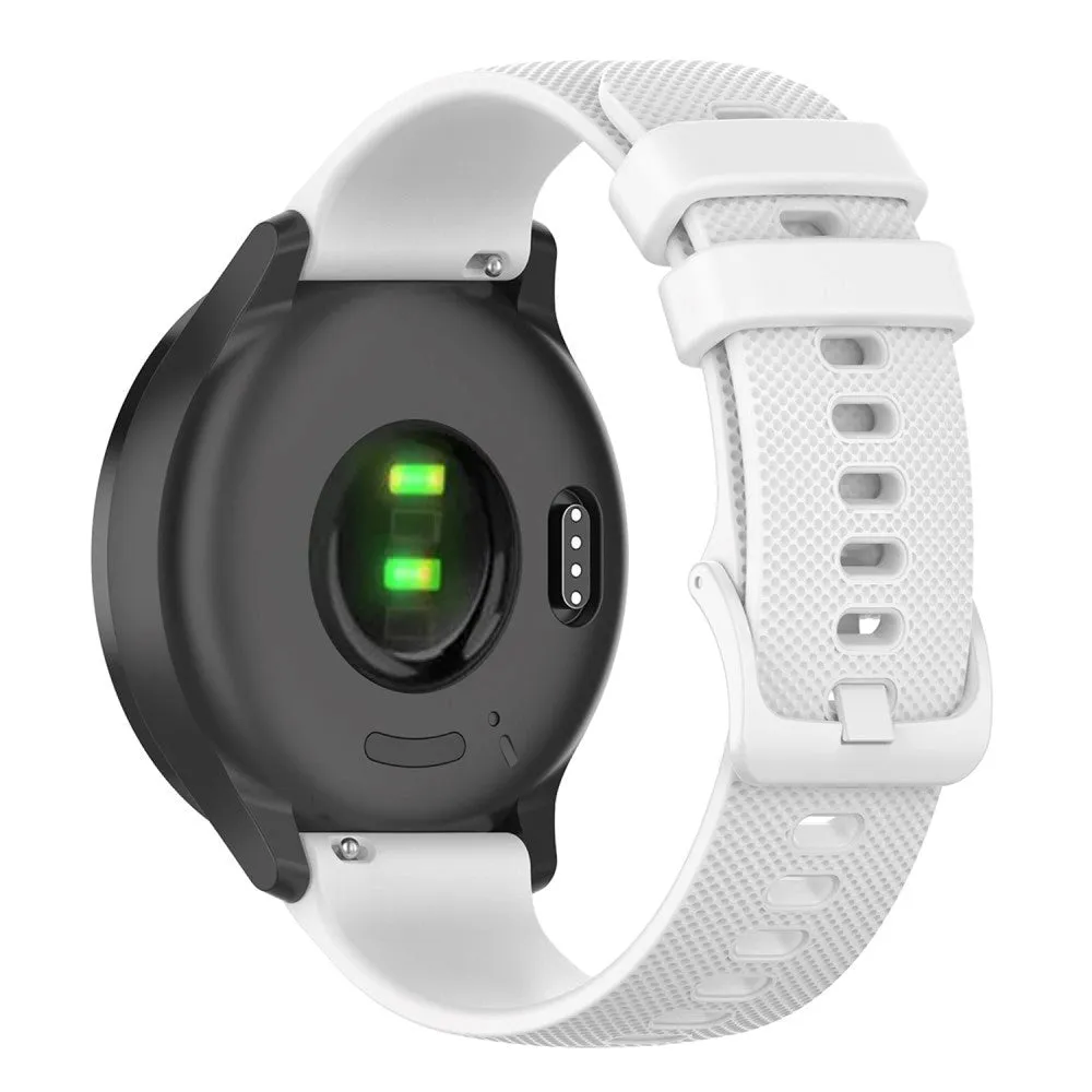 Universal Smartwatch Silikone Rem (20mm) - Hvid