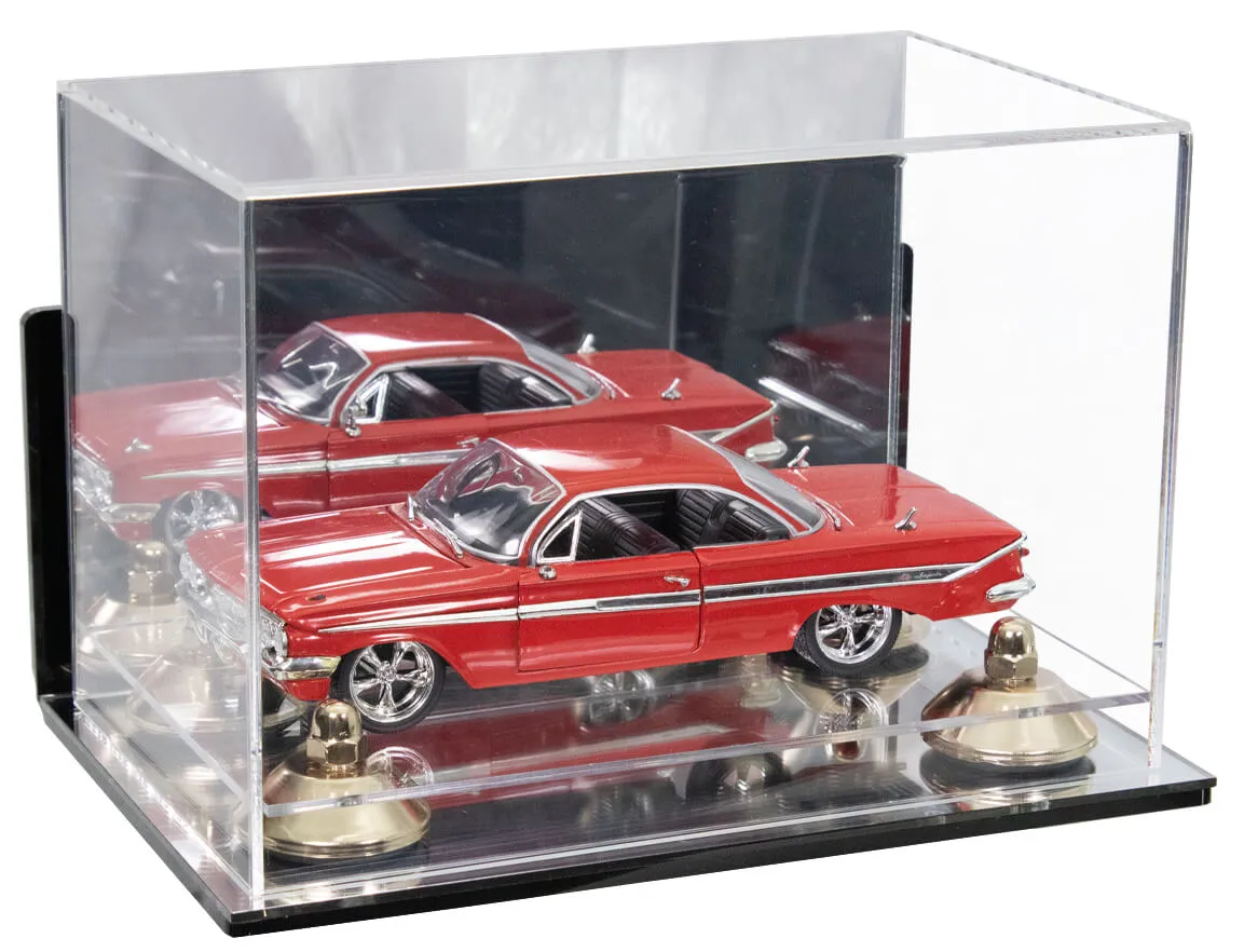 Versatile Acrylic Display Case 9.5 x 6 x 6.5 - Mirror Wall Mounts  (V43/A005)