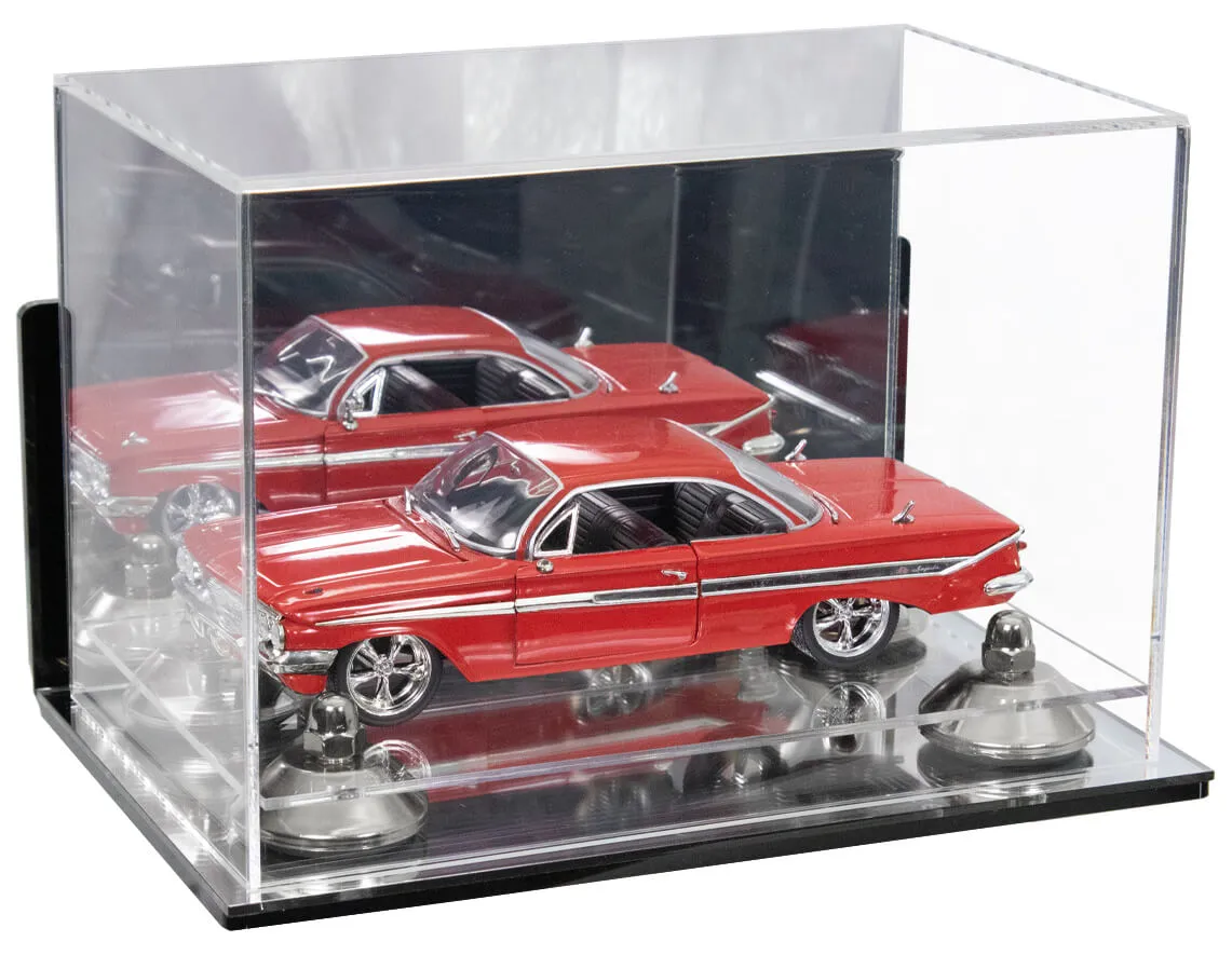 Versatile Acrylic Display Case 9.5 x 6 x 6.5 - Mirror Wall Mounts  (V43/A005)