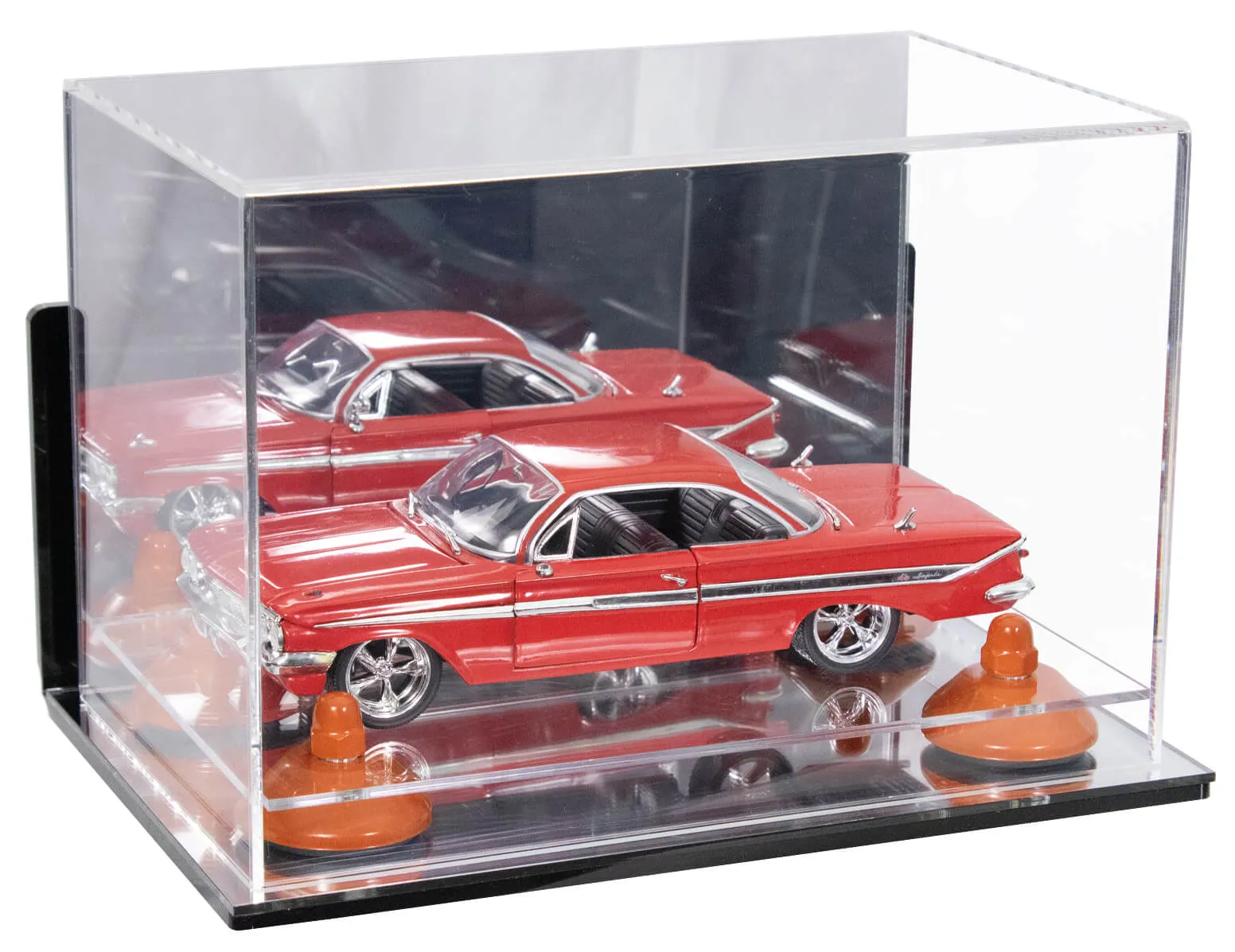 Versatile Acrylic Display Case 9.5 x 6 x 6.5 - Mirror Wall Mounts  (V43/A005)