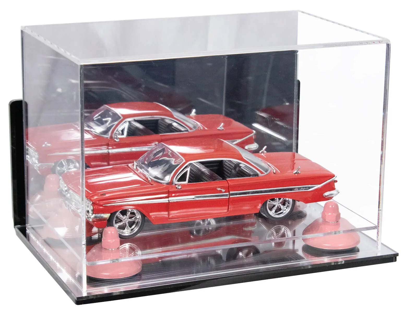 Versatile Acrylic Display Case 9.5 x 6 x 6.5 - Mirror Wall Mounts  (V43/A005)