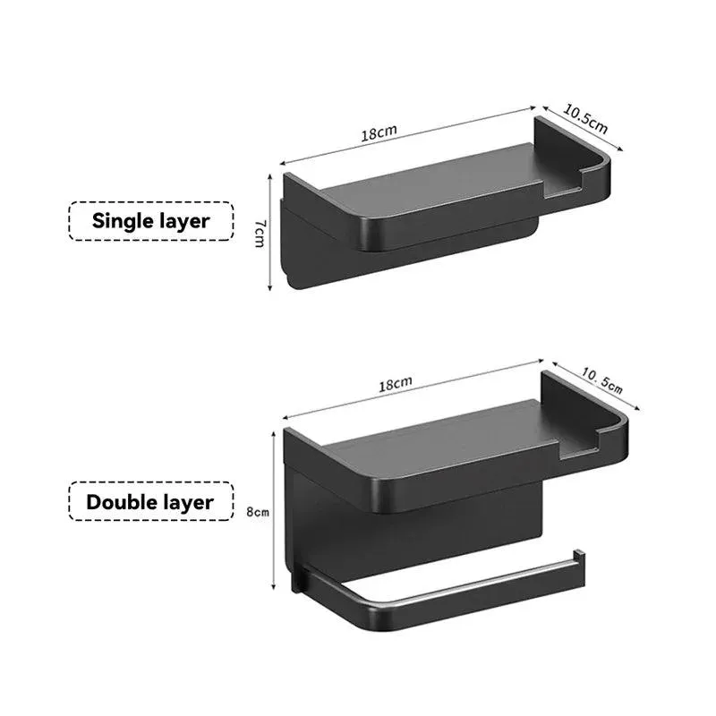 Wall-Mounted Toilet Paper Holder