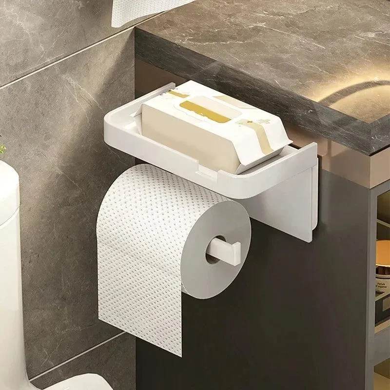 Wall-Mounted Toilet Paper Holder