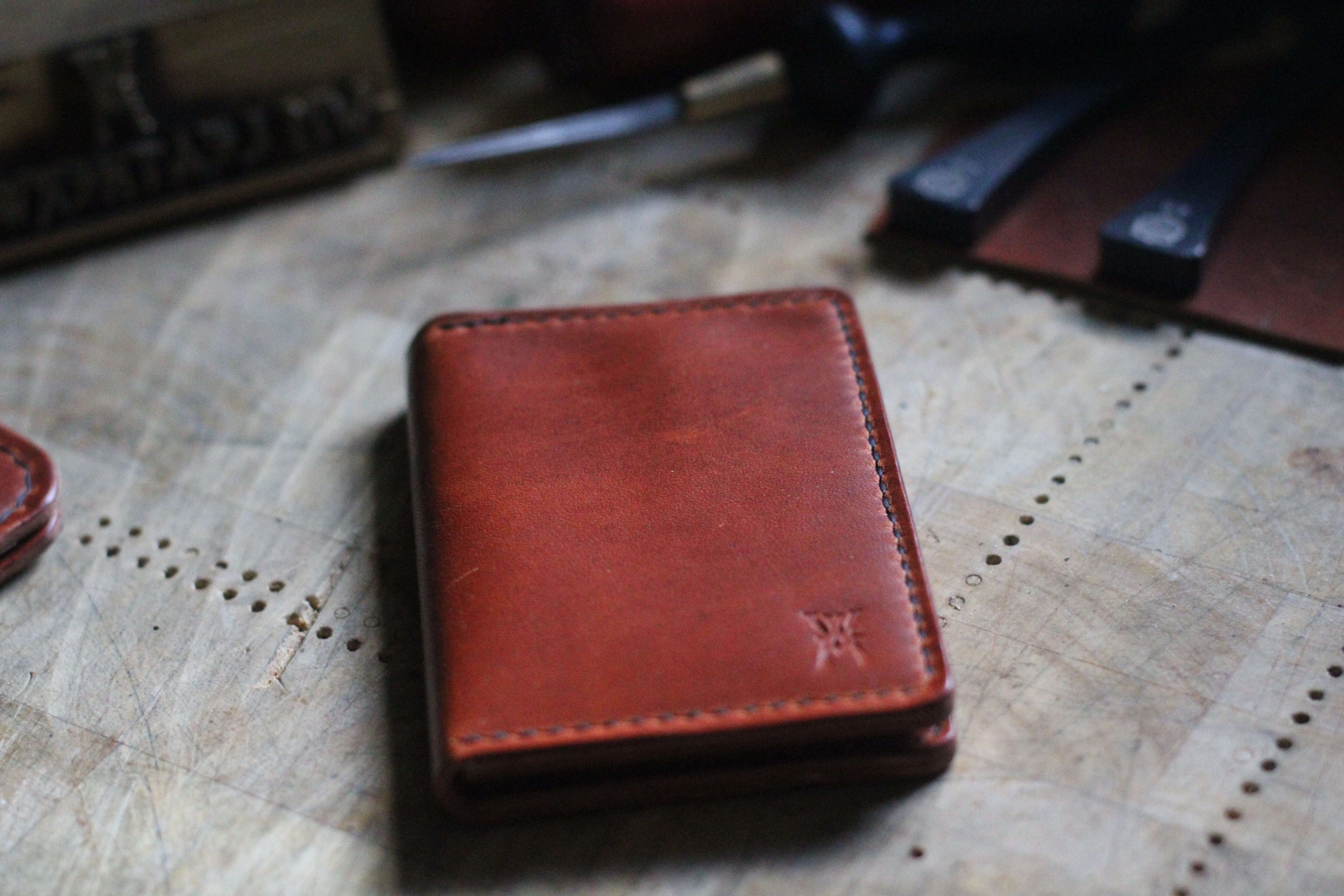 WM Leatherwork Collection - Premium Leather Card Case