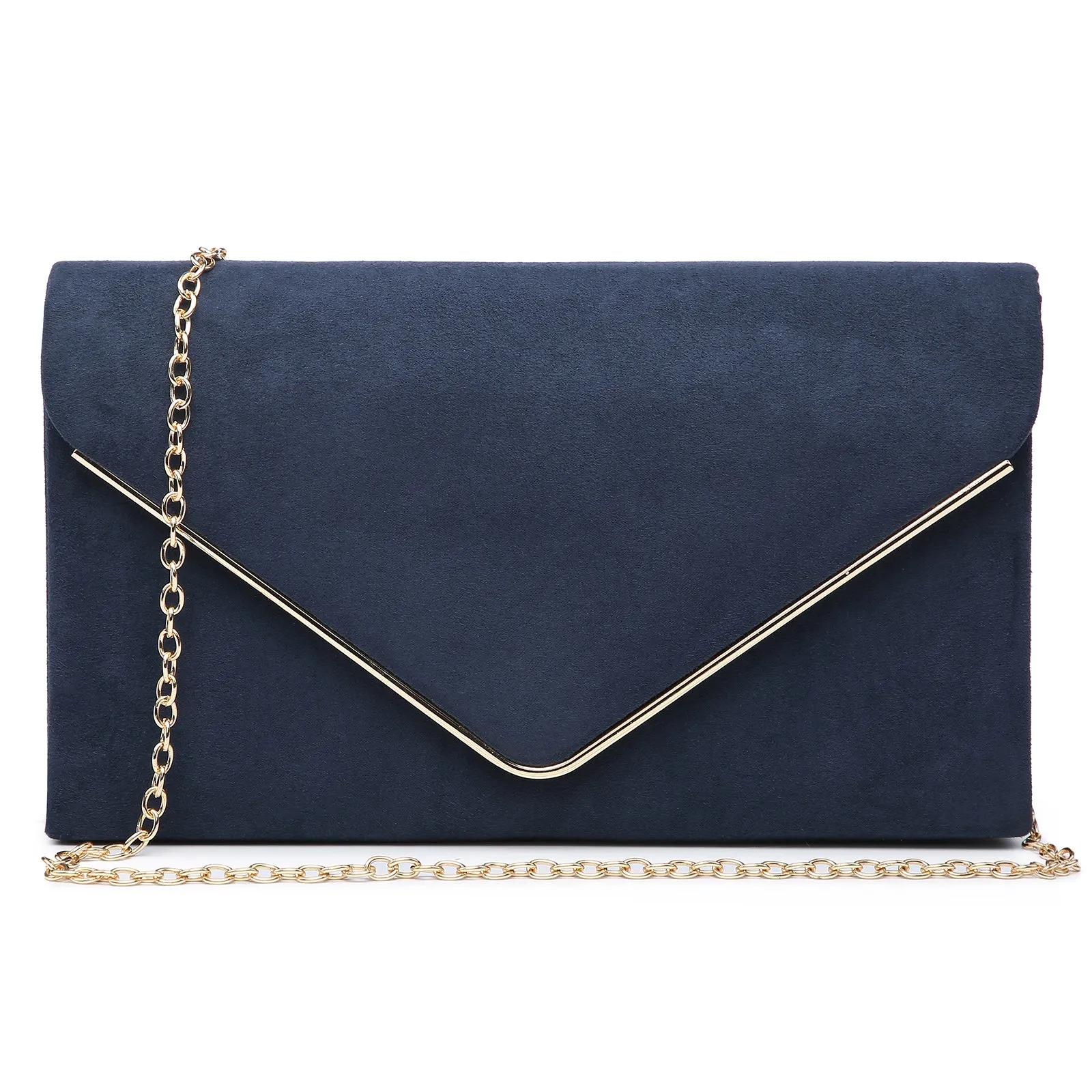 Women Faux Suede Velvet Formal Evening Party Purses