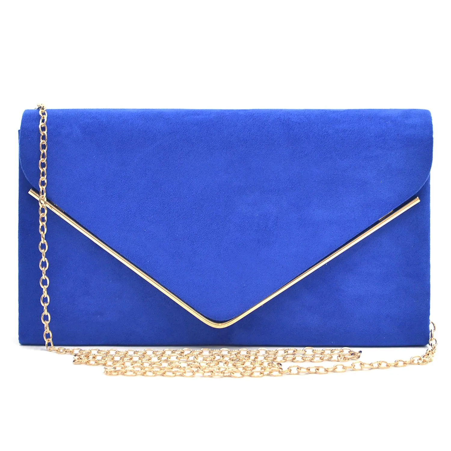 Women Faux Suede Velvet Formal Evening Party Purses