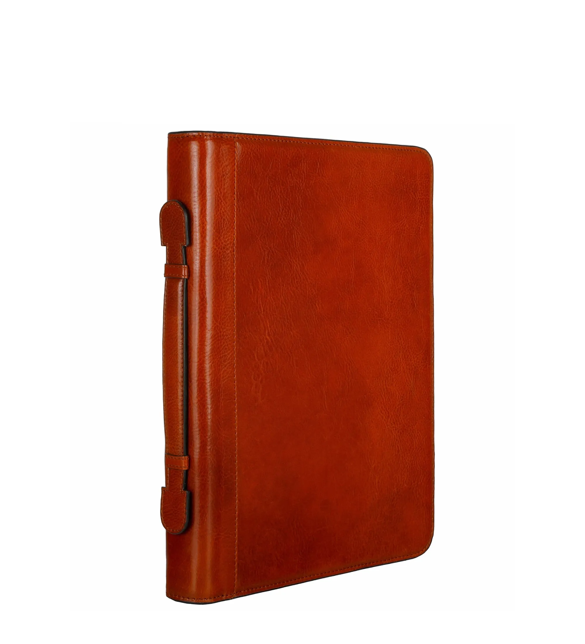 Womens Leather Portfolio with Binder - Joy in the Morning