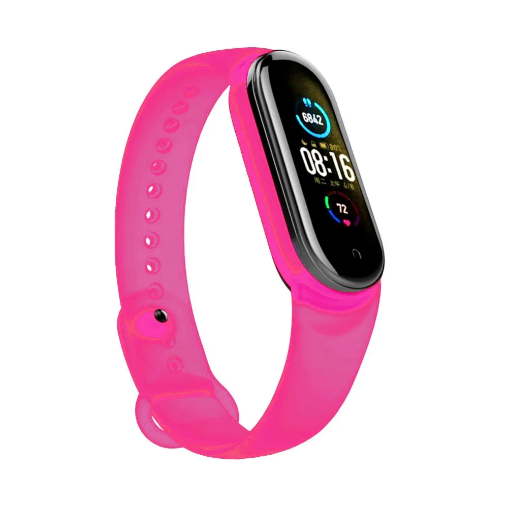 Xiaomi Mi Band 5 Silikone Rem - Pink