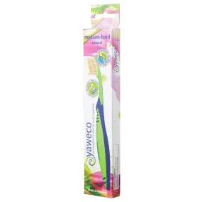 Yaweco Medium/Hard Natural Toothbrush